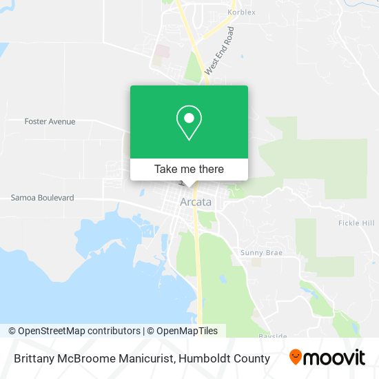 Brittany McBroome Manicurist map