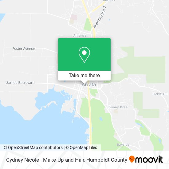Cydney Nicole - Make-Up and Hair map