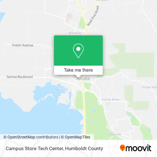 Campus Store Tech Center map
