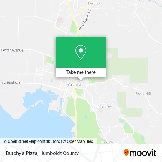 Dutchy's Pizza map