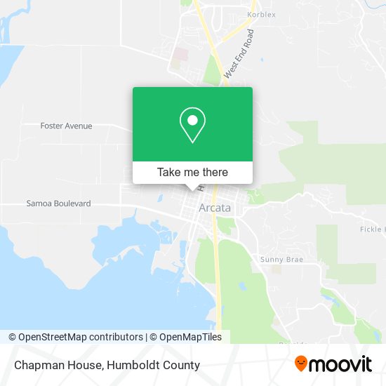 Chapman House map
