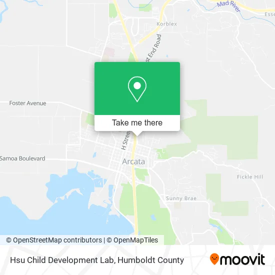 Hsu Child Development Lab map