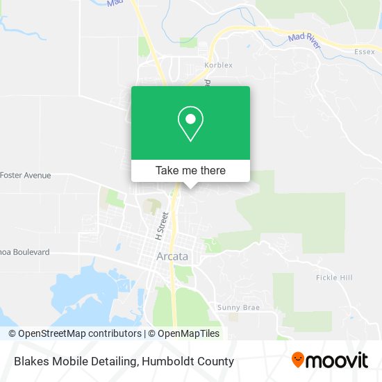 Blakes Mobile Detailing map