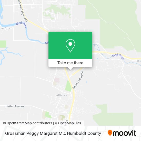 Grossman Peggy Margaret MD map