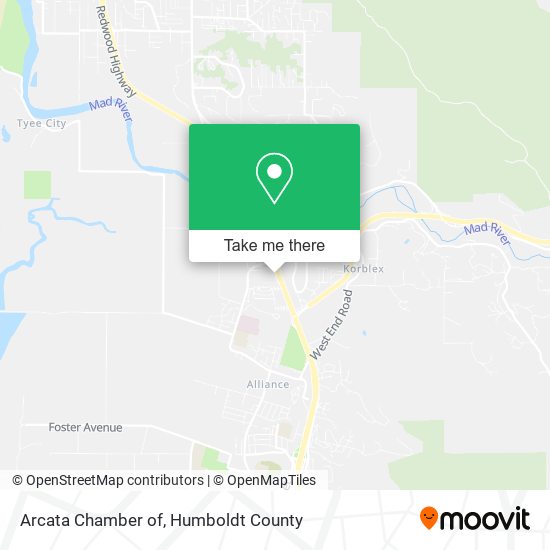 Arcata Chamber of map