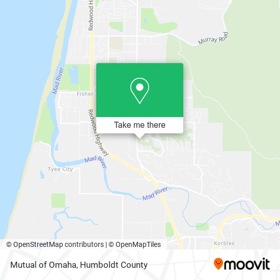 Mutual of Omaha map