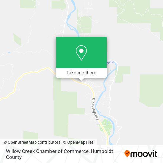 Mapa de Willow Creek Chamber of Commerce