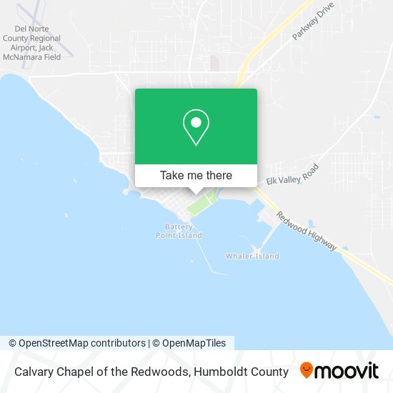 Mapa de Calvary Chapel of the Redwoods