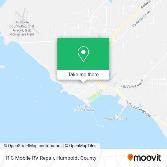R C Mobile RV Repair map