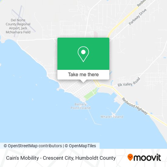 Mapa de Cain's Mobility - Crescent City