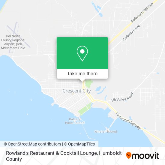 Rowland's Restaurant & Cocktail Lounge map