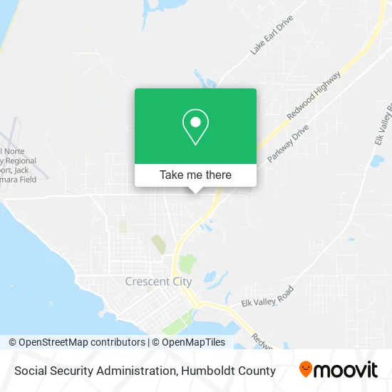Mapa de Social Security Administration