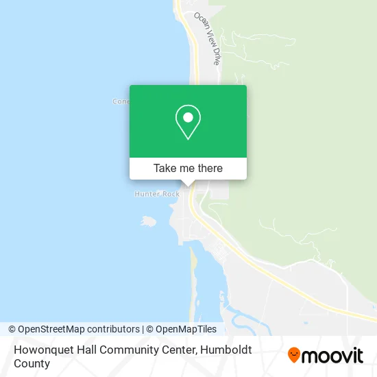 Mapa de Howonquet Hall Community Center