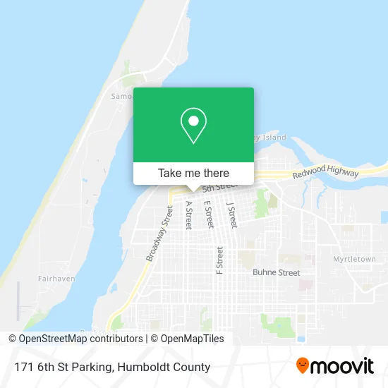 171 6th St Parking map