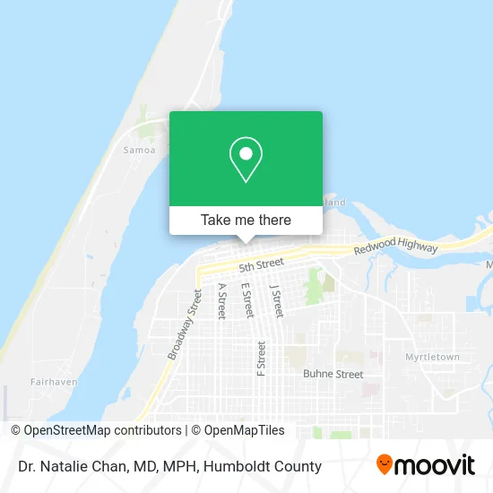 Dr. Natalie Chan, MD, MPH map