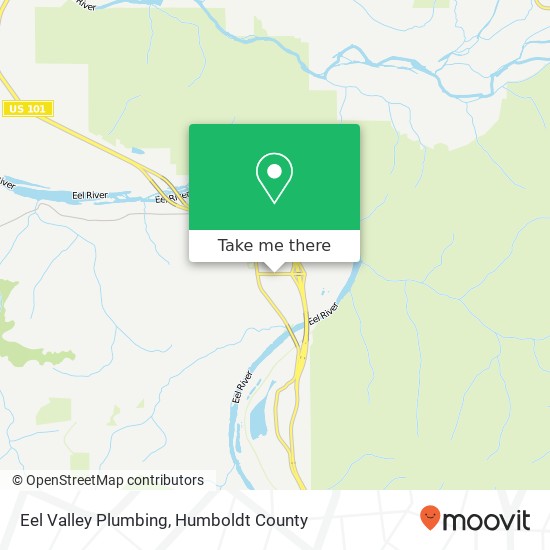 Eel Valley Plumbing map