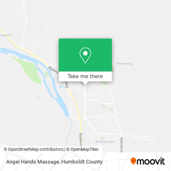 Angel Hands Massage map