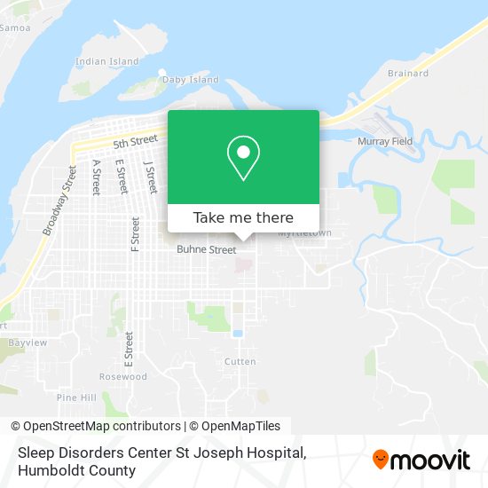 Sleep Disorders Center St Joseph Hospital map