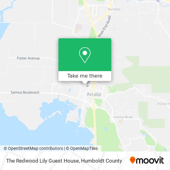 The Redwood Lily Guest House map
