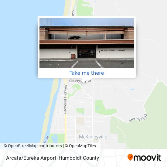 Mapa de Arcata/Eureka Airport