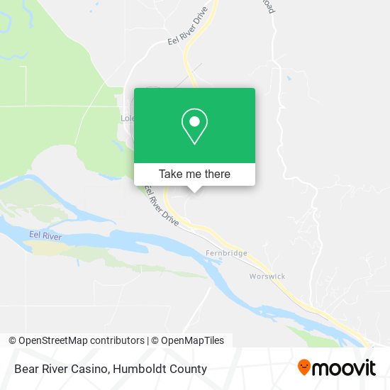 Bear River Casino map