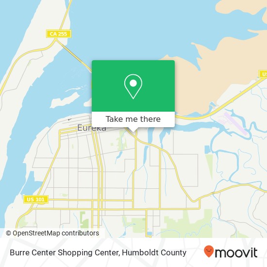 Burre Center Shopping Center map