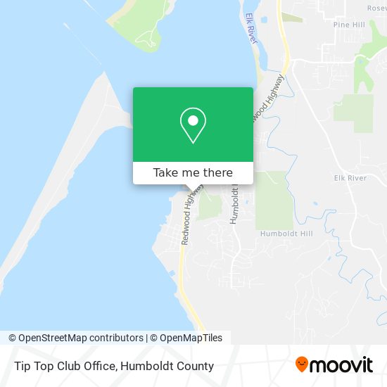 Tip Top Club Office map