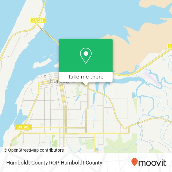 Humboldt County ROP map