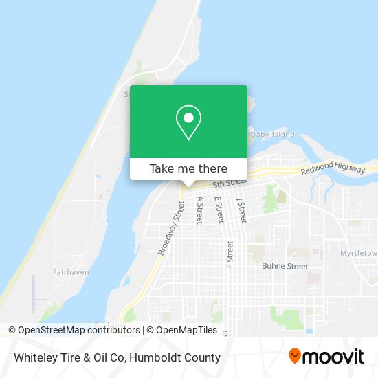Mapa de Whiteley Tire & Oil Co