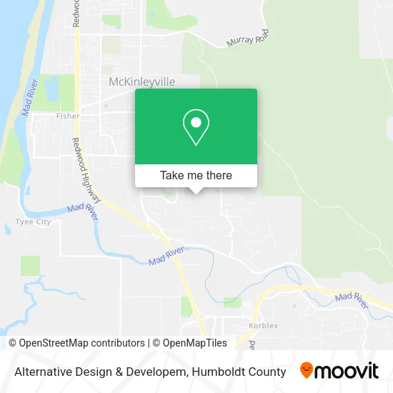 Alternative Design & Developem map