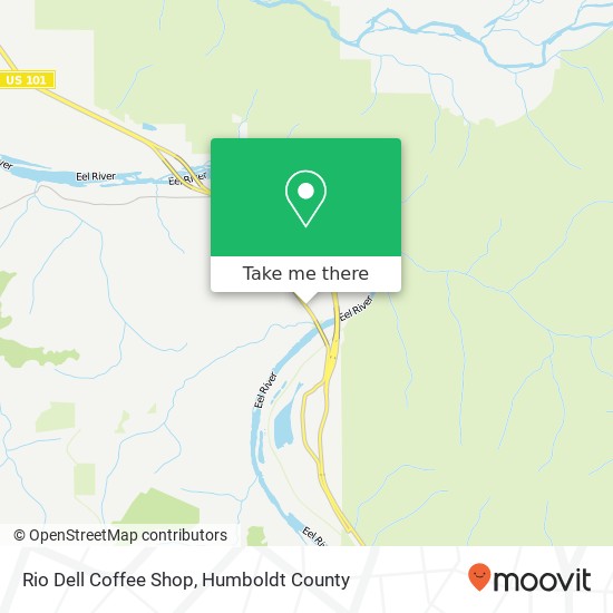 Mapa de Rio Dell Coffee Shop