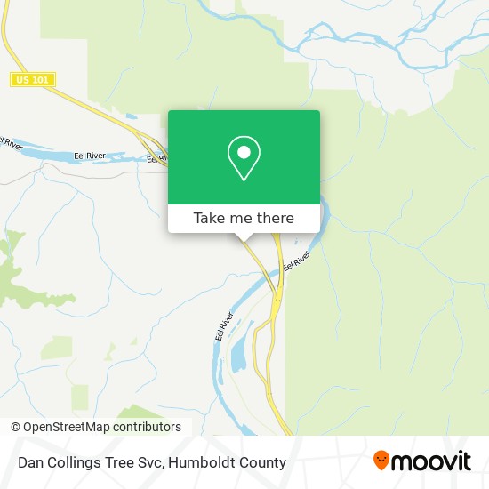 Mapa de Dan Collings Tree Svc