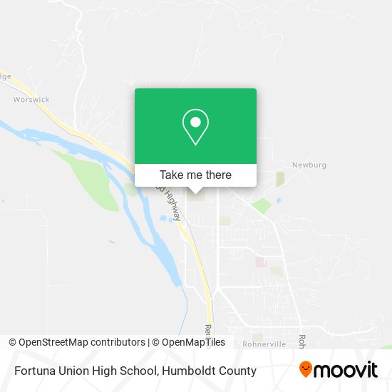 Fortuna Union High School map