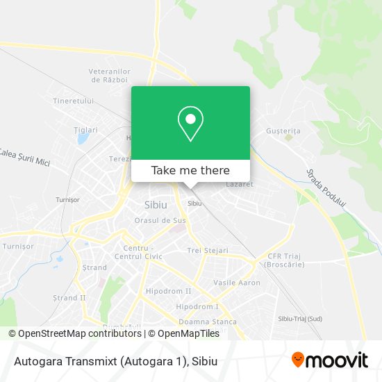 Autogara Transmixt (Autogara 1) map