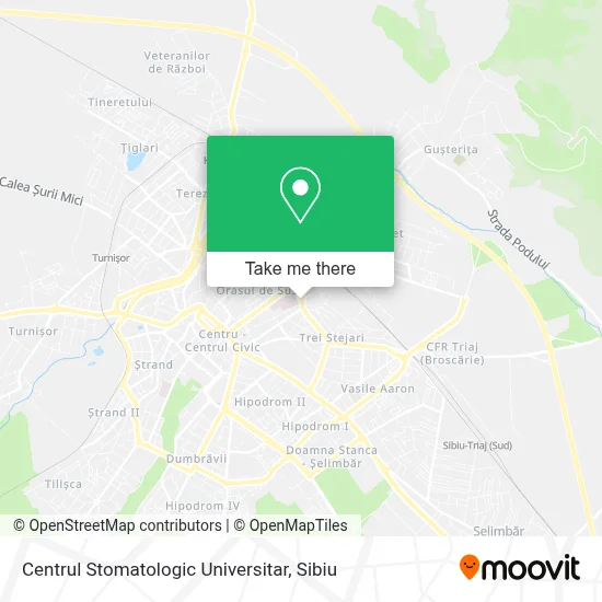 Centrul Stomatologic Universitar map