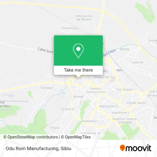 Odu Rom Manufacturing map