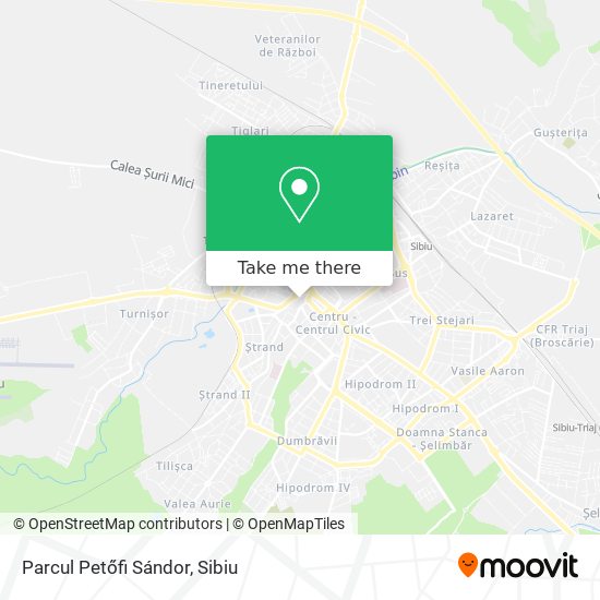 Parcul Petőfi Sándor map