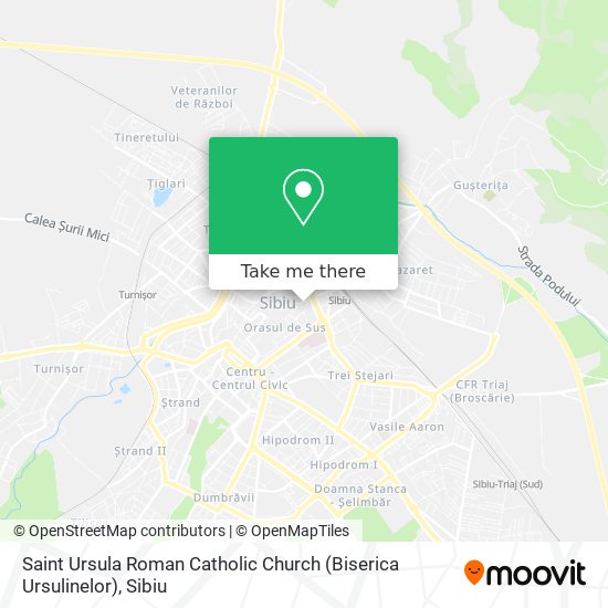 Saint Ursula Roman Catholic Church (Biserica Ursulinelor) map