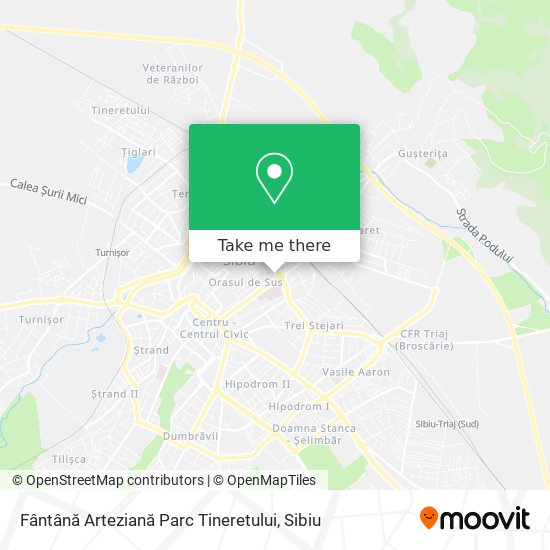 Fântână Arteziană Parc Tineretului map