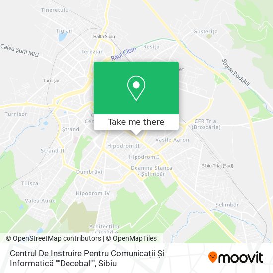 Centrul De Instruire Pentru Comunicații Și Informatică ""Decebal"" map