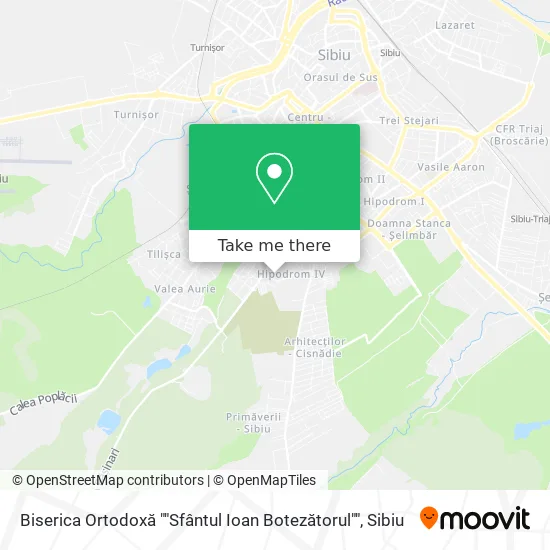 Biserica Ortodoxă ""Sfântul Ioan Botezătorul"" map