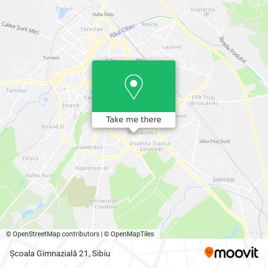 Școala Gimnazială 21 map