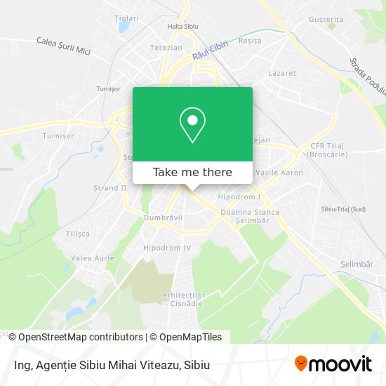 Ing, Agenție Sibiu Mihai Viteazu map