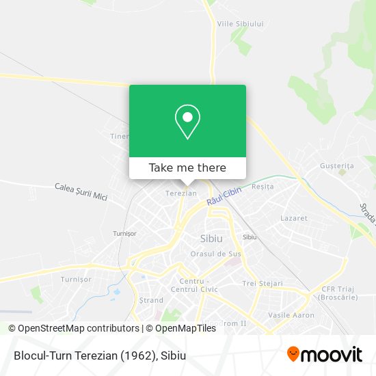 Blocul-Turn Terezian (1962) map