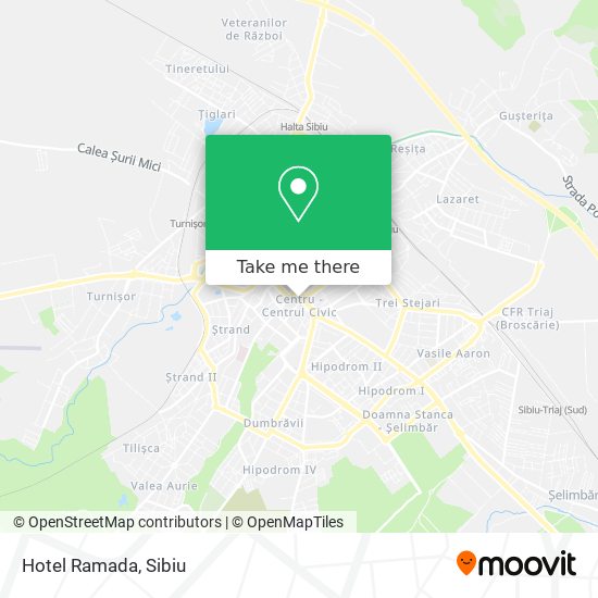Hotel Ramada map
