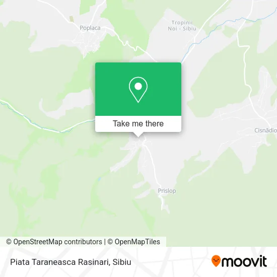 Piata Taraneasca Rasinari map