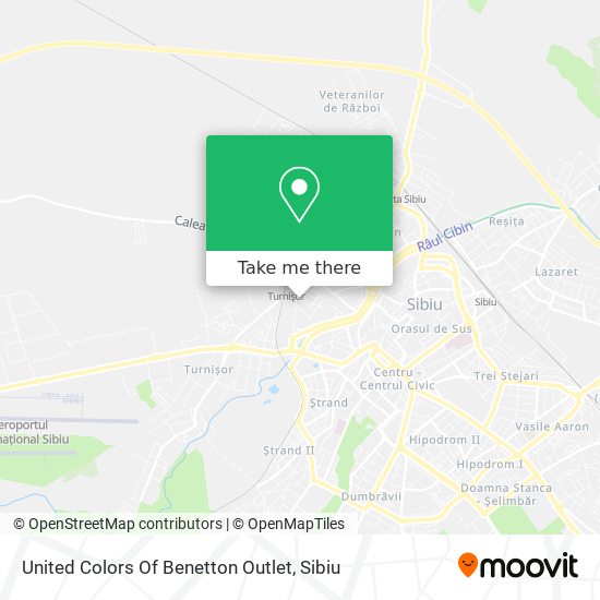 United Colors Of Benetton Outlet map