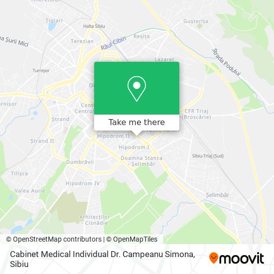 Cabinet Medical Individual Dr. Campeanu Simona map
