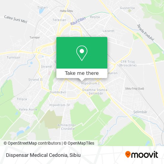 Dispensar Medical Cedonia map