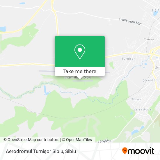 Aerodromul Turnișor Sibiu map